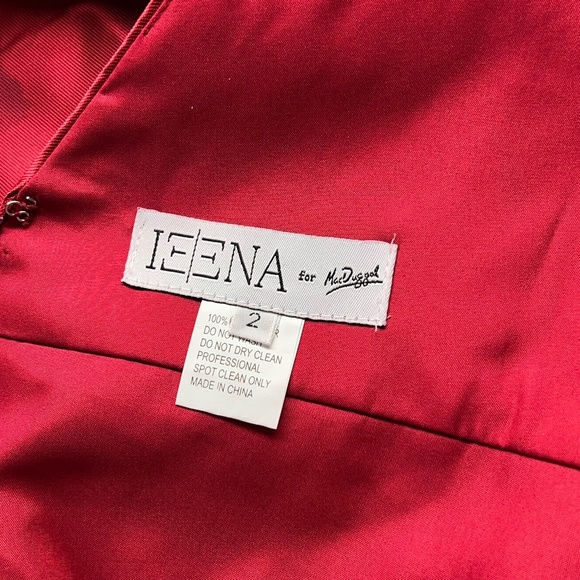 Mac Duggal Ieena 55010 Plunging V-Neck V-Back Gown - Picture 10 of 12